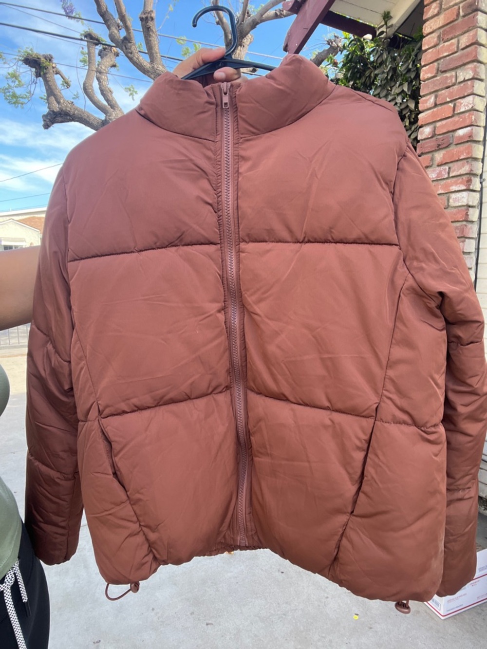 Woman’s Brown Puffer Jacket